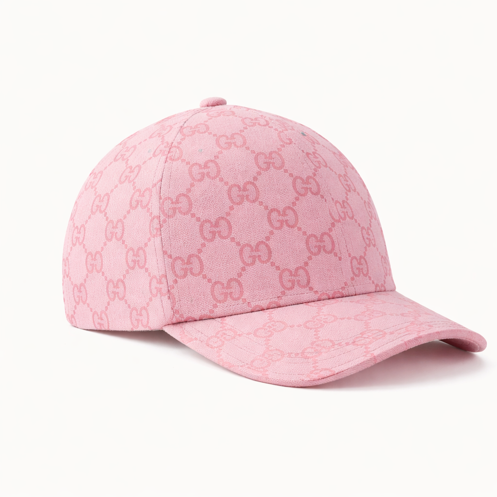 pink gucci cap