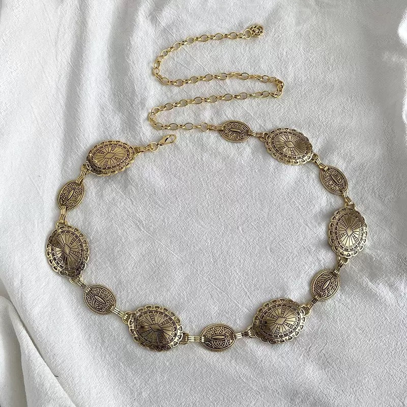 Medallion Chain Belt