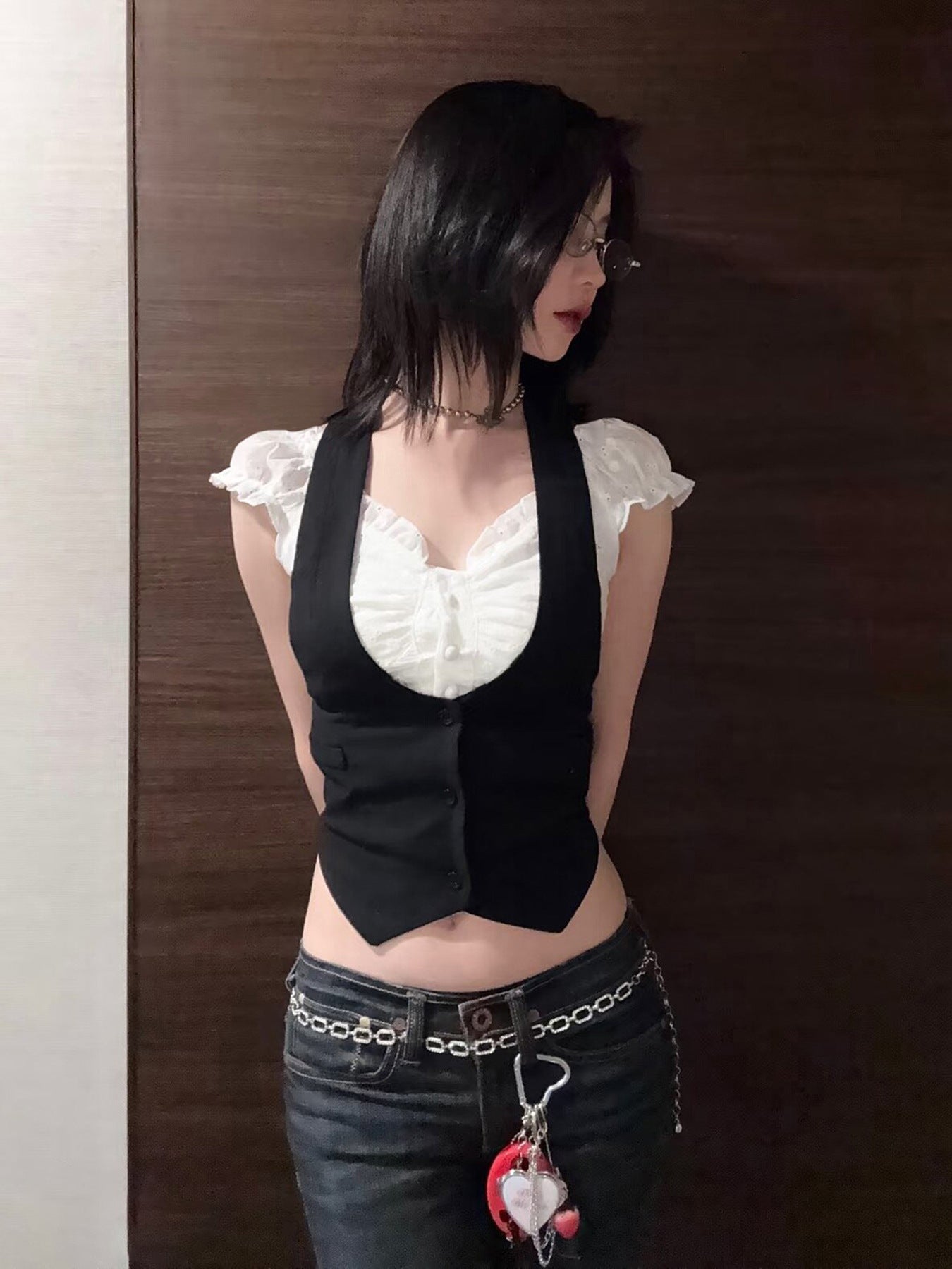 Gilet en dentelle Coquette