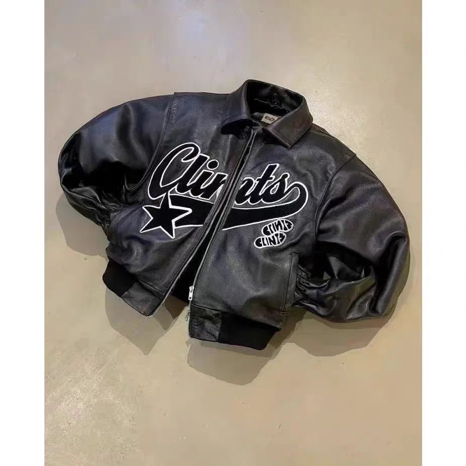Leather Varsity Jacket