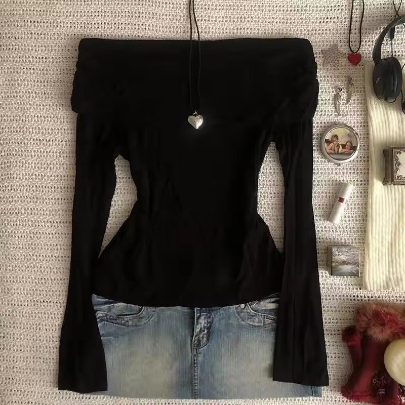 Off-Shoulder Knit Top