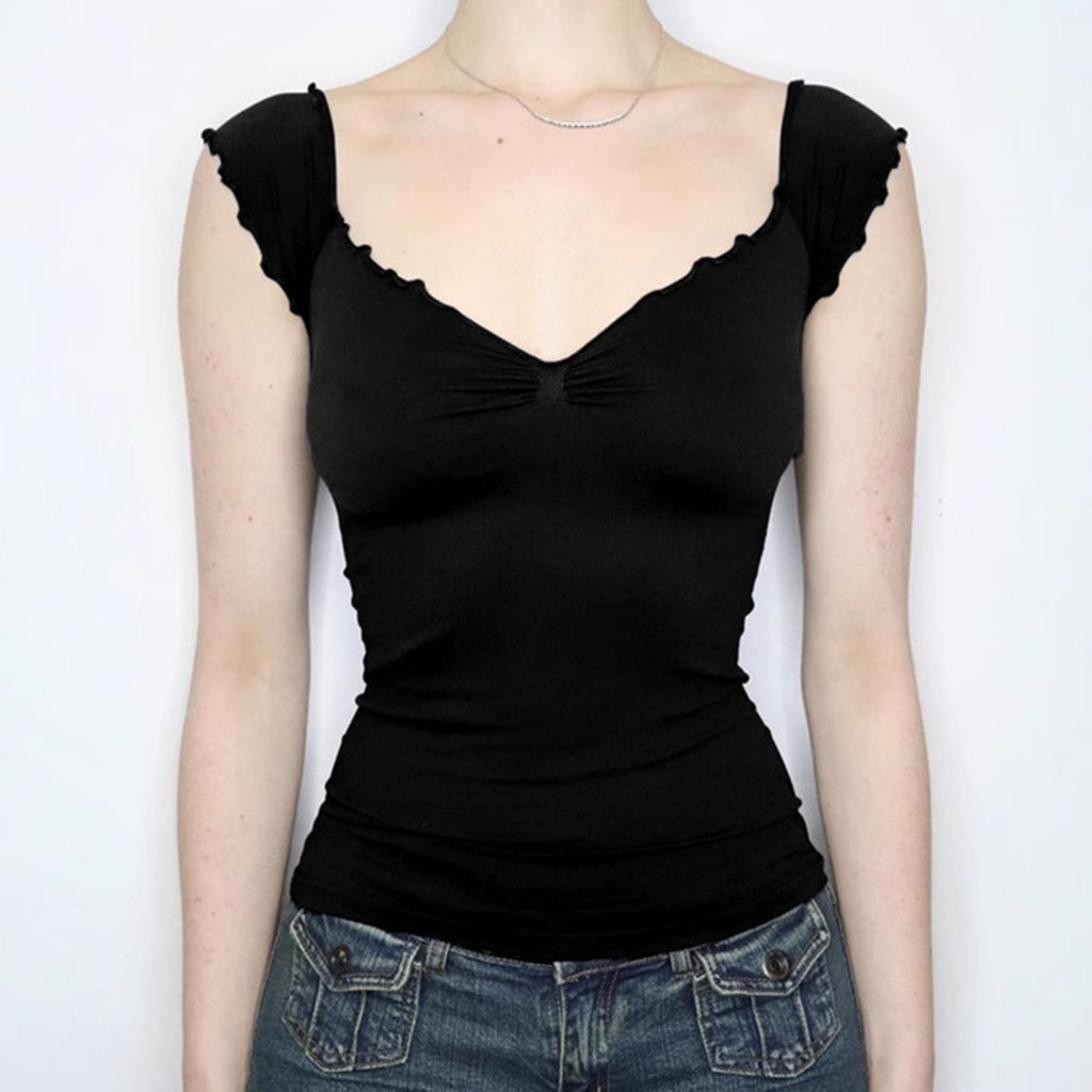 Y2K Ruched Top