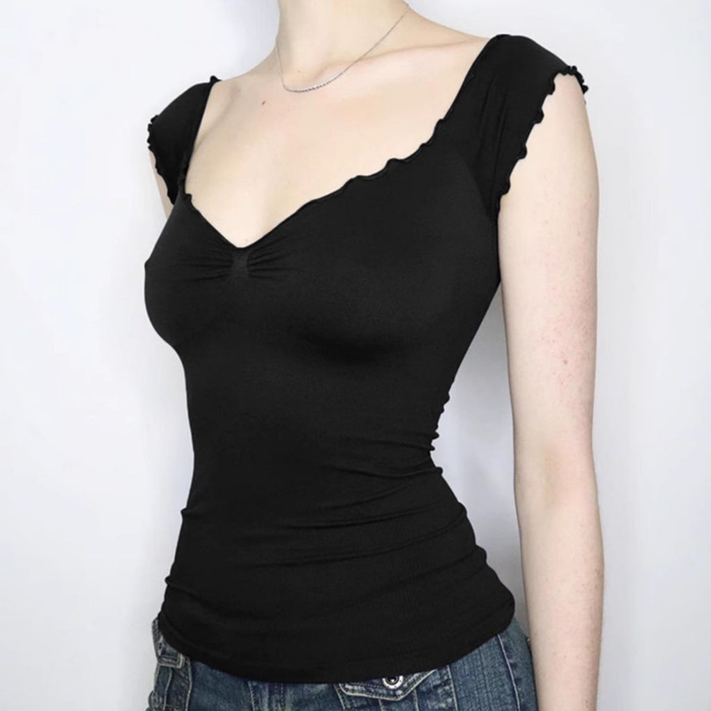 Y2K Ruched Top