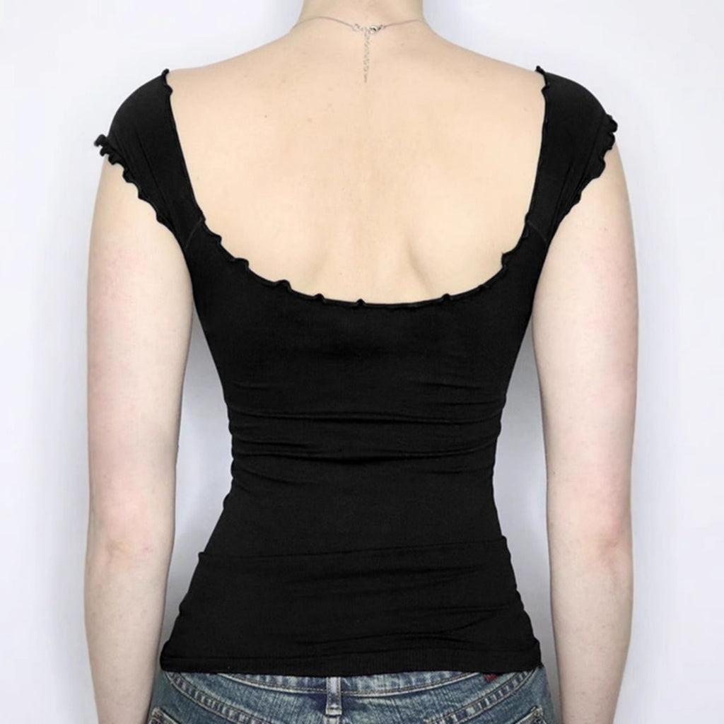 Y2K Ruched Top