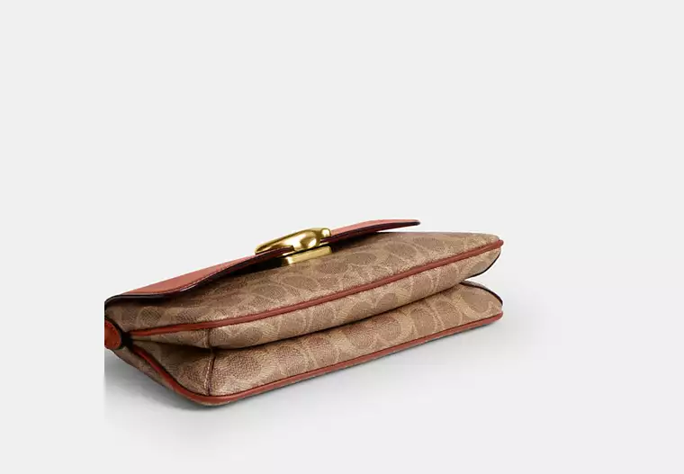 Coach Jet Shoulder Bag In Signature Canvas Shoulder Bag