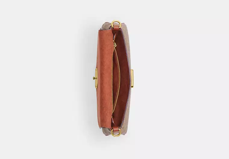 Coach Jet Shoulder Bag In Signature Canvas Shoulder Bag
