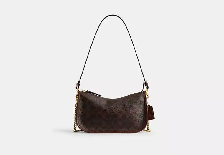 Coach Waverly Bag In Signature Canvas Shoulder Bag