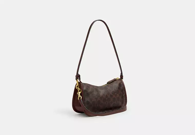 Coach Waverly Bag In Signature Canvas Shoulder Bag