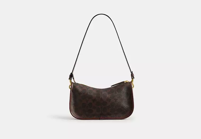 Coach Waverly Bag In Signature Canvas Shoulder Bag