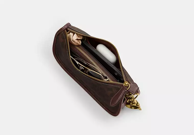 Coach Waverly Bag In Signature Canvas Shoulder Bag