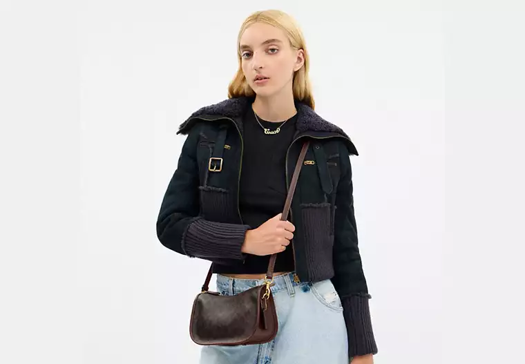 Coach Waverly Bag In Signature Canvas Shoulder Bag