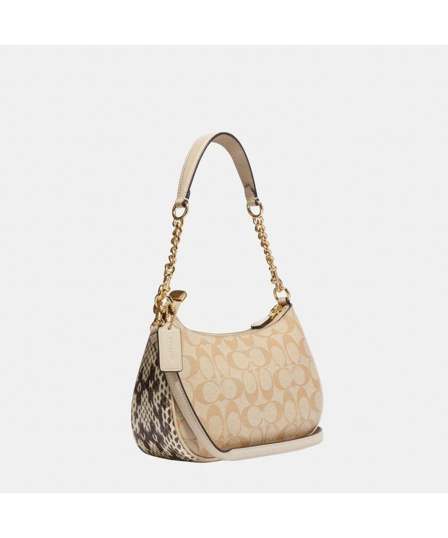 Coach Teri snake Leather Handbag