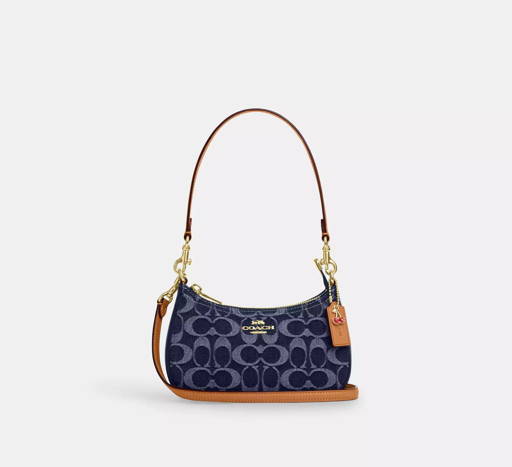 Coach Denim Blue leather Handbag
