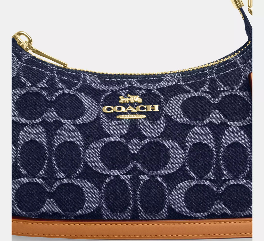 Coach Denim Blue leather Handbag